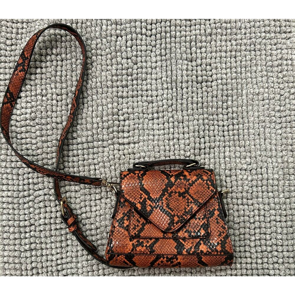 Brown Snake Skin Purse
